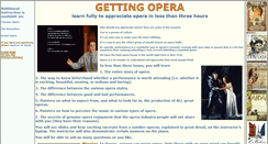 Desktop Screenshot of gettingopera.mightyniche.com